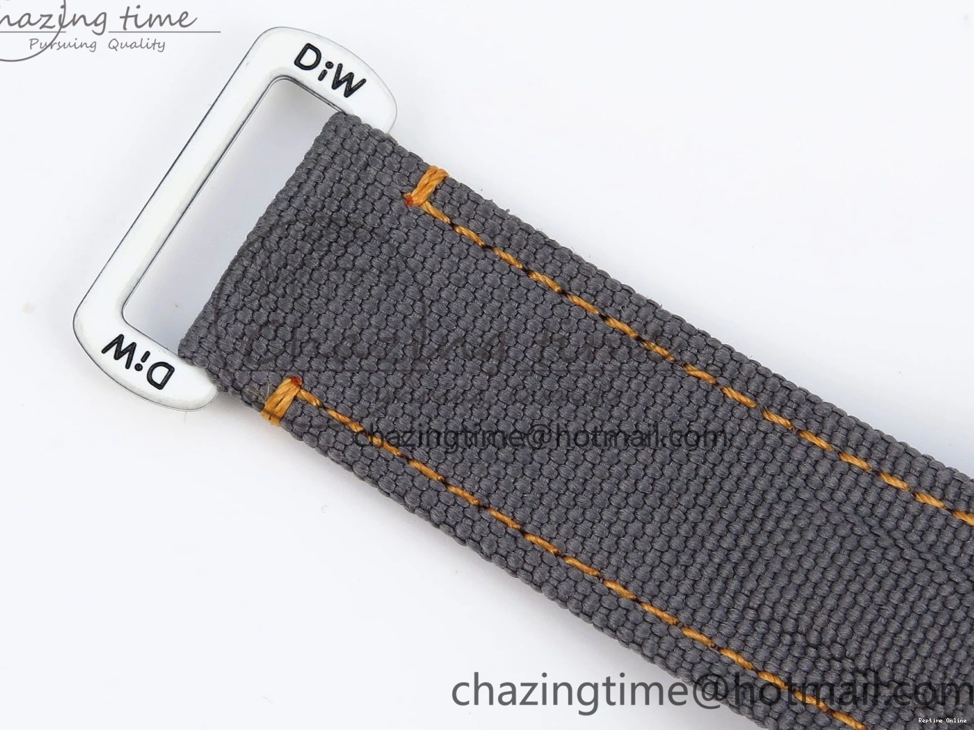 0516 Daytona DIW White Carbon Case DIWF Edition Gray White Dial Orange Bezel on Gray Nylon Strap A HighQuality 1844